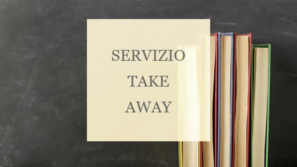 Servizio take away del libro!