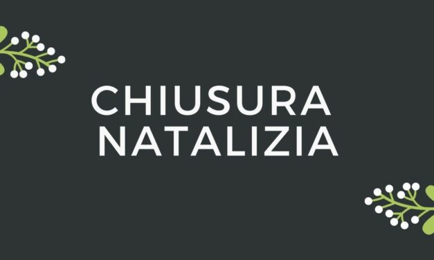 CHIUSURA NATALIZIA